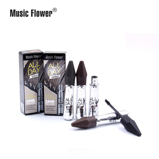 Music Flower All Day Tattoo 24H Tinted Eyebrow – Long Lasting Waterproof Brow Tint