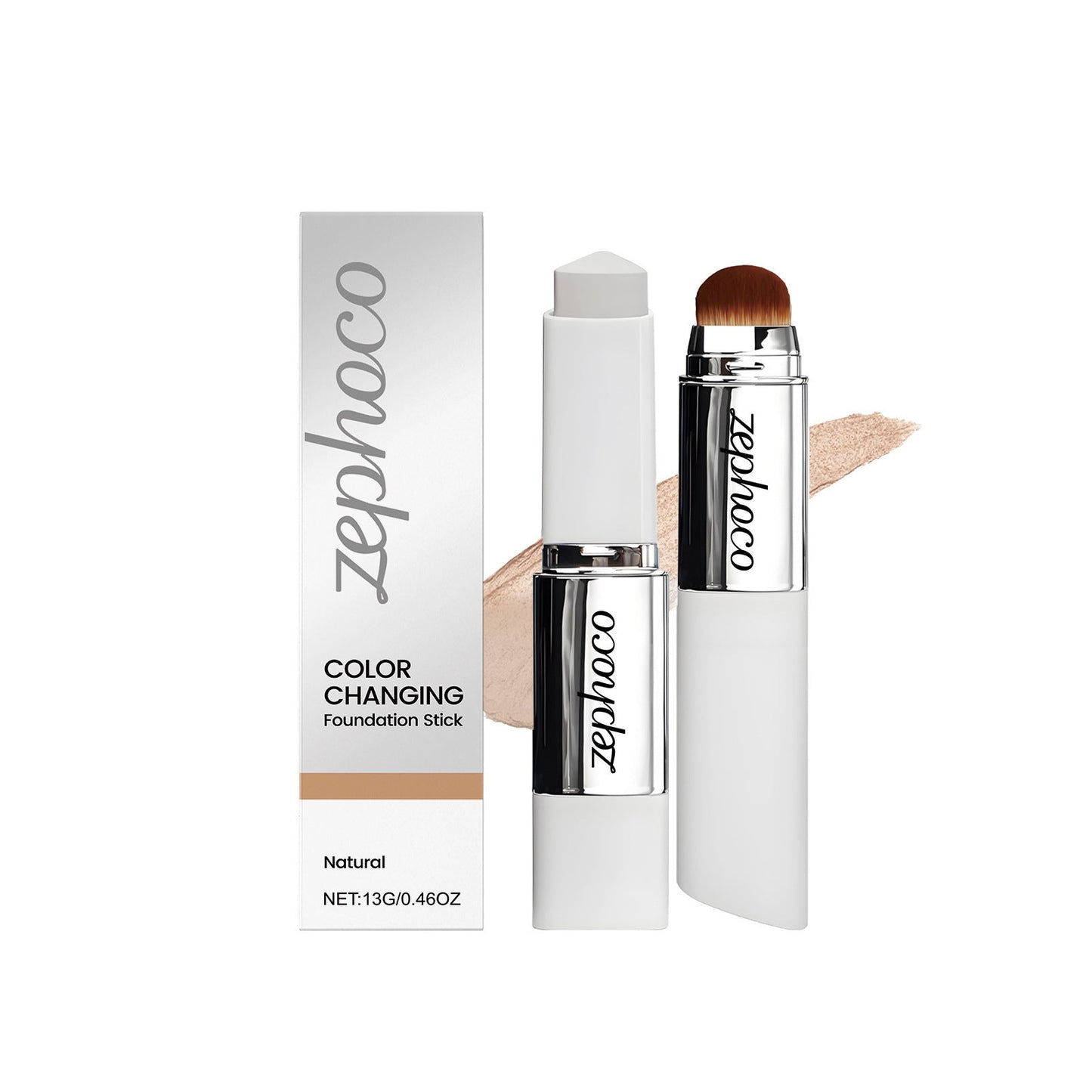 Zepnaco Color Changing Foundation Stick (With Brush)