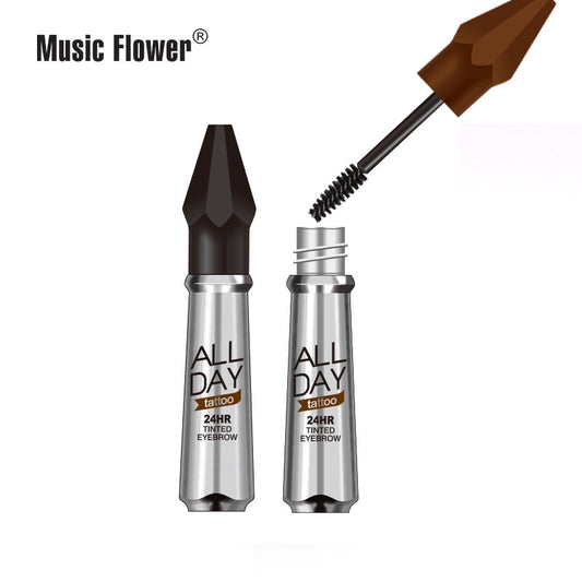 Music Flower All Day Tattoo 24H Tinted Eyebrow – Long Lasting Waterproof Brow Tint