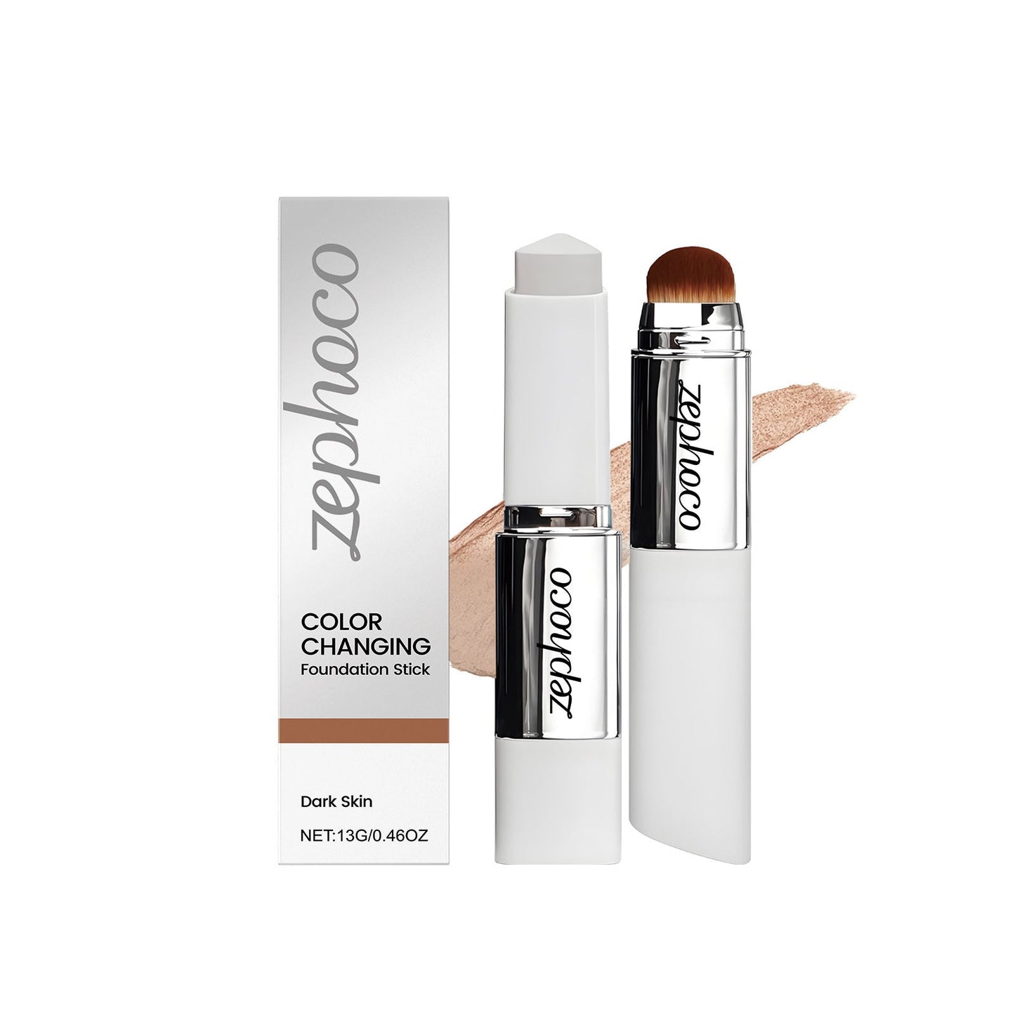 Zepnaco Color Changing Foundation Stick (With Brush)