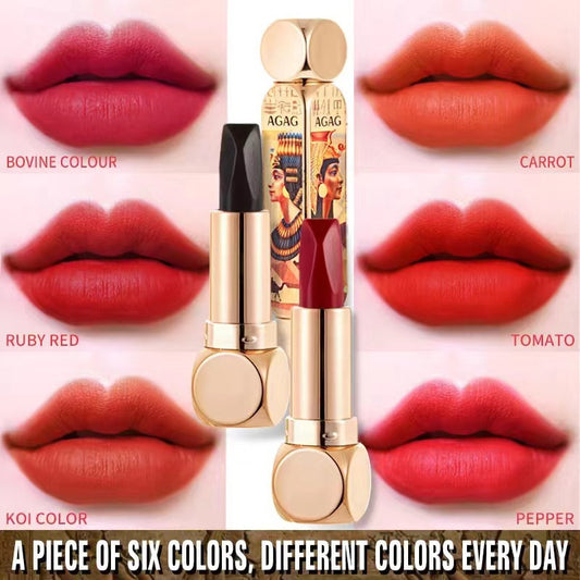 AGAG 3D Magic Color Dual-Ended Lipstick – 6-in-1 Multi Color