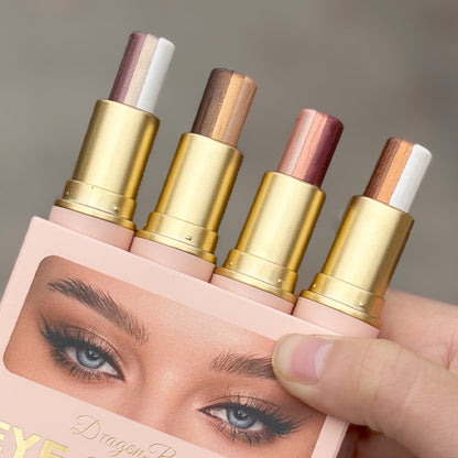 4 Colors Shimmer Eye Shadow Stick Set – Long Lasting & Easy to Apply ( 4 Pcs Combo )