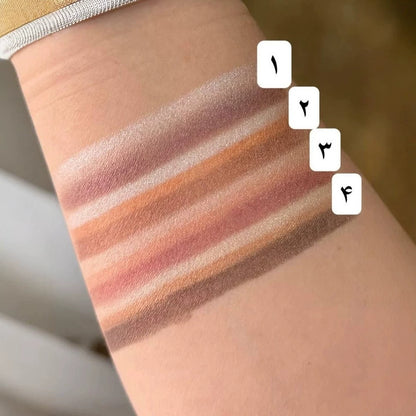 4 Colors Shimmer Eye Shadow Stick Set – Long Lasting & Easy to Apply ( 4 Pcs Combo )